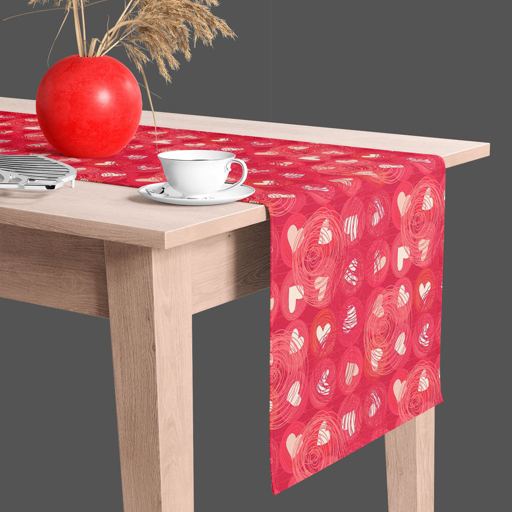 Doodle Hearts D1 Table Runner-Table Runners-RUN_TB-IC 5007248 IC 5007248, Animated Cartoons, Art and Paintings, Black and White, Botanical, Caricature, Cartoons, Floral, Flowers, Hearts, Holidays, Illustrations, Love, Nature, Patterns, Romance, Wedding, White, doodle, d1, table, runner, backdrop, background, banner, card, cartoon, childish, cute, day, flora, heart, holiday, illustration, line, marriage, object, pattern, pink, red, saint, seamless, spring, st, summer, texture, tile, valentine, vertical, wrap