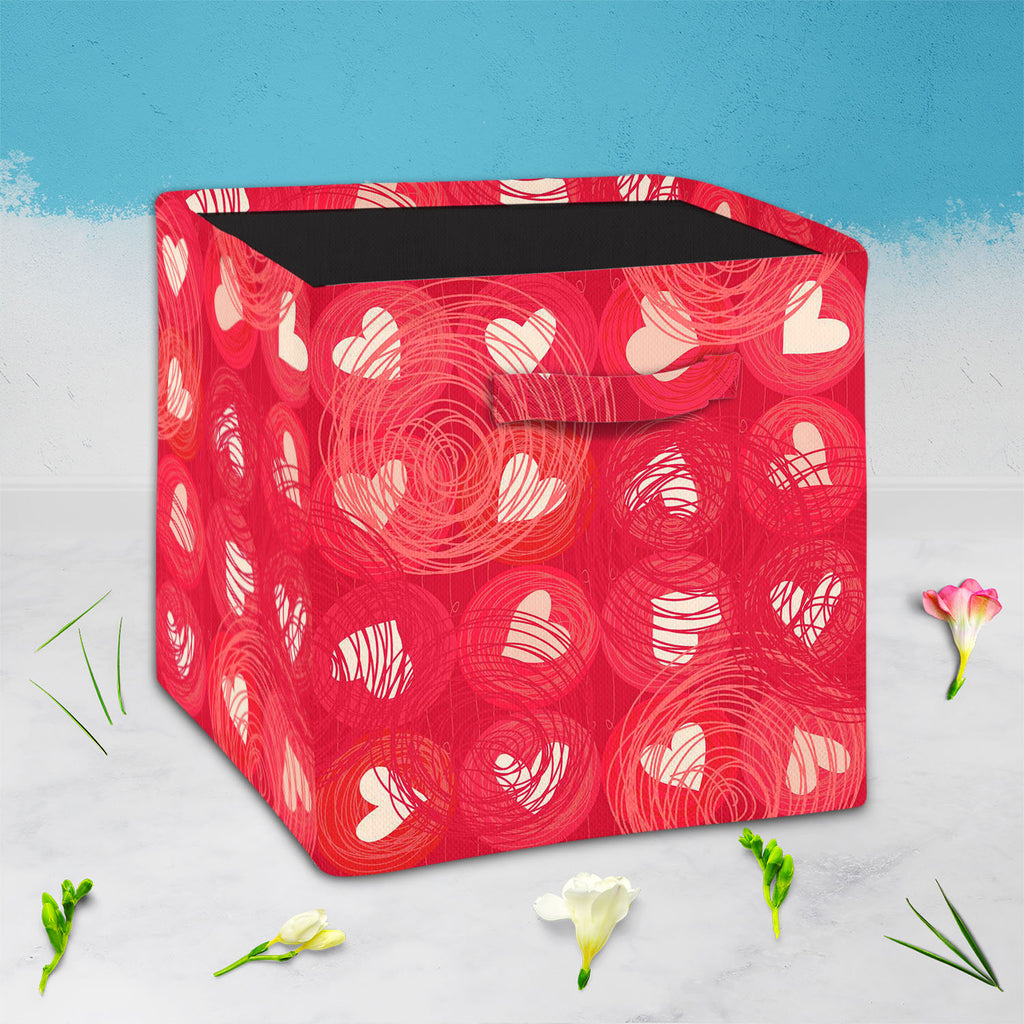 Doodle Hearts D1 Foldable Open Storage Bin | Organizer Box, Toy Basket, Shelf Box, Laundry Bag | Canvas Fabric-Storage Bins-STR_BI_CB-IC 5007248 IC 5007248, Animated Cartoons, Art and Paintings, Black and White, Botanical, Caricature, Cartoons, Floral, Flowers, Hearts, Holidays, Illustrations, Love, Nature, Patterns, Romance, Wedding, White, doodle, d1, foldable, open, storage, bin, organizer, box, toy, basket, shelf, laundry, bag, canvas, fabric, backdrop, background, banner, card, cartoon, childish, cute,