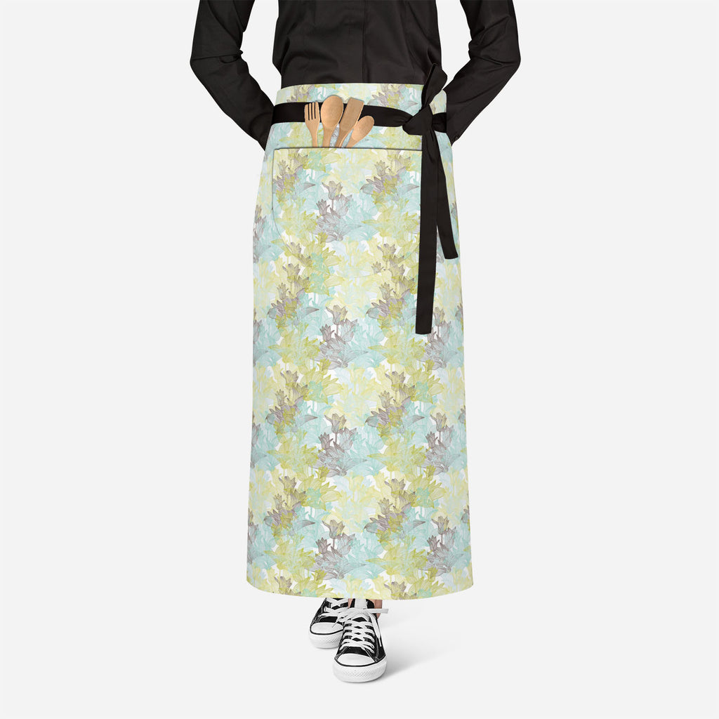 Tulip Flowers Apron | Adjustable, Free Size & Waist Tiebacks-Aprons Waist to Knee-APR_WS_FT-IC 5007249 IC 5007249, Abstract Expressionism, Abstracts, Ancient, Art and Paintings, Botanical, Decorative, Digital, Digital Art, Floral, Flowers, Geometric, Geometric Abstraction, Graphic, Historical, Illustrations, Medieval, Nature, Patterns, Seasons, Semi Abstract, Signs, Signs and Symbols, Sketches, Vintage, tulip, apron, adjustable, free, size, waist, tiebacks, abstract, art, artwork, backdrop, background, bran