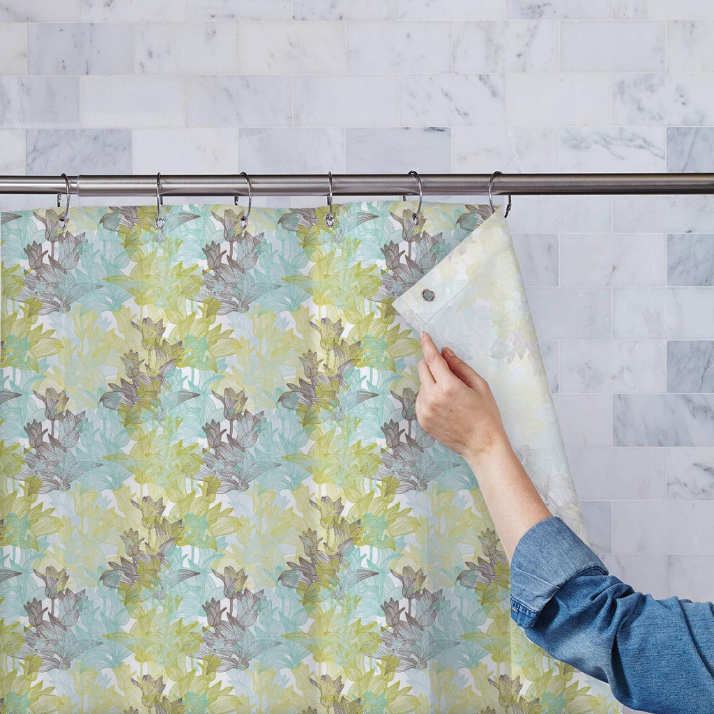 Tulip Flowers Washable Waterproof Shower Curtain-Shower Curtains-CUR_SH-IC 5007249 IC 5007249, Abstract Expressionism, Abstracts, Ancient, Art and Paintings, Botanical, Decorative, Digital, Digital Art, Floral, Flowers, Geometric, Geometric Abstraction, Graphic, Historical, Illustrations, Medieval, Nature, Patterns, Seasons, Semi Abstract, Signs, Signs and Symbols, Sketches, Vintage, tulip, washable, waterproof, shower, curtain, abstract, art, artwork, backdrop, background, branch, card, creative, decor, de