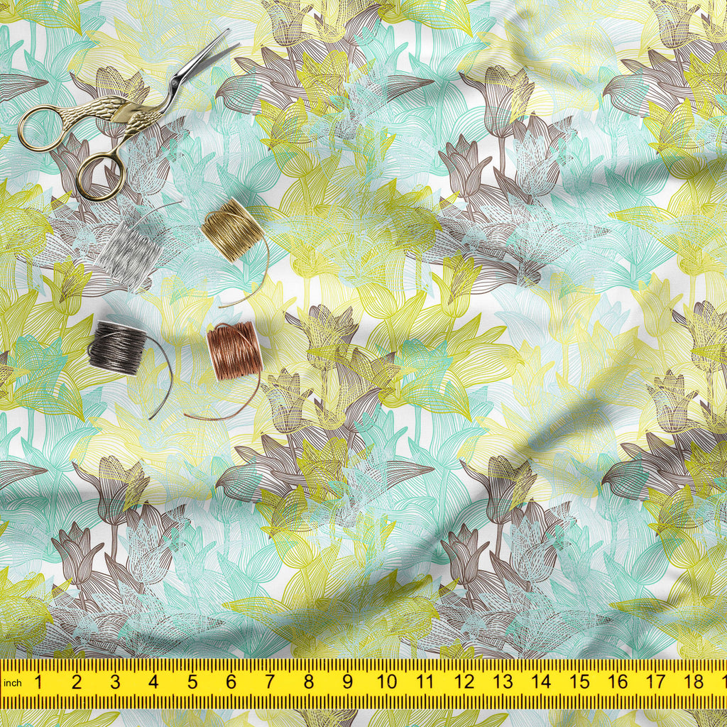 Tulip Flowers D2 Upholstery Fabric by Metre | For Sofa, Curtains, Cushions, Furnishing, Craft, Dress Material-Upholstery Fabrics-FAB_RW-IC 5007249 IC 5007249, Abstract Expressionism, Abstracts, Ancient, Art and Paintings, Botanical, Decorative, Digital, Digital Art, Floral, Flowers, Geometric, Geometric Abstraction, Graphic, Historical, Illustrations, Medieval, Nature, Patterns, Seasons, Semi Abstract, Signs, Signs and Symbols, Sketches, Vintage, tulip, d2, upholstery, fabric, by, metre, for, sofa, curtains