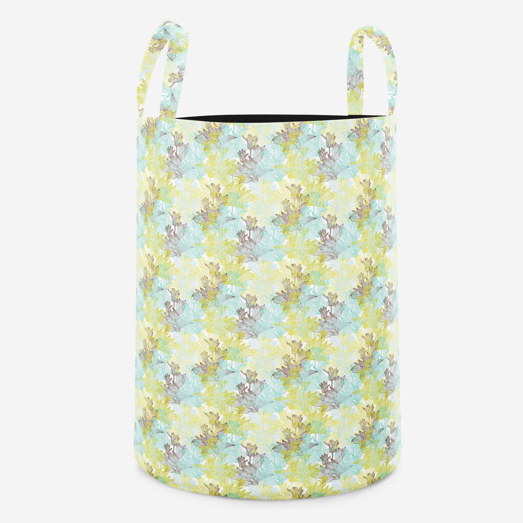 Tulip Flowers Foldable Open Storage Bin | Organizer Box, Toy Basket, Shelf Box, Laundry Bag | Canvas Fabric-Storage Bins-STR_BI_RD-IC 5007249 IC 5007249, Abstract Expressionism, Abstracts, Ancient, Art and Paintings, Botanical, Decorative, Digital, Digital Art, Floral, Flowers, Geometric, Geometric Abstraction, Graphic, Historical, Illustrations, Medieval, Nature, Patterns, Seasons, Semi Abstract, Signs, Signs and Symbols, Sketches, Vintage, tulip, foldable, open, storage, bin, organizer, box, toy, basket, 