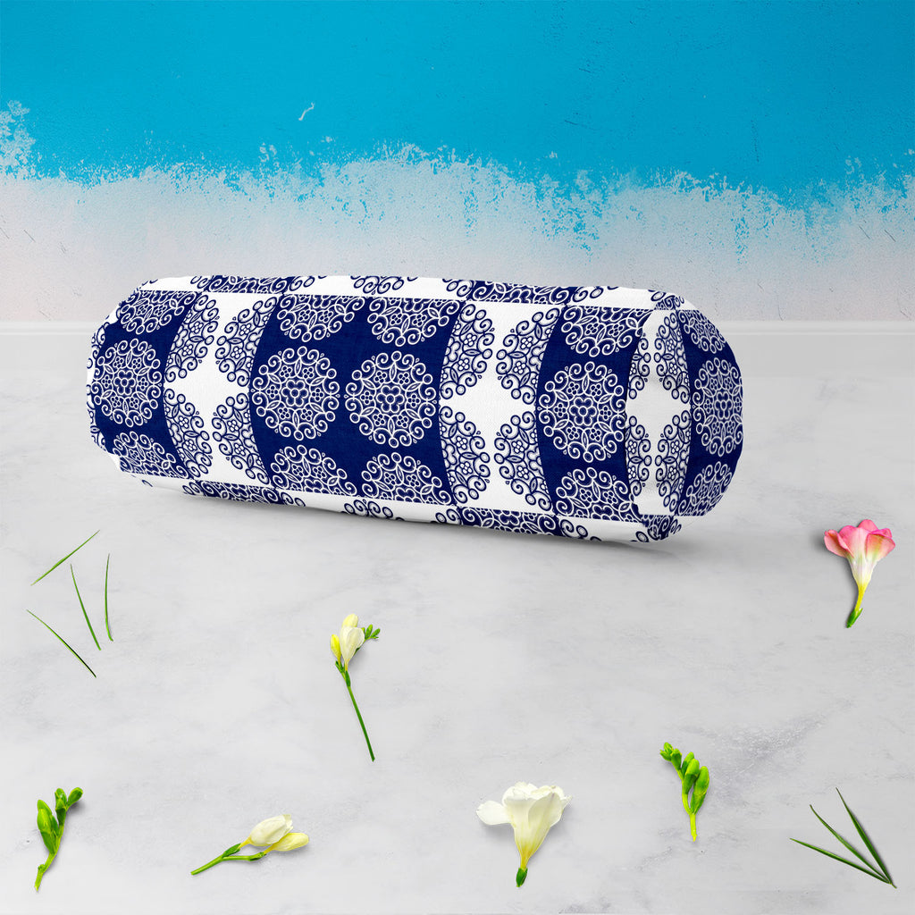 Lace Ornate Bolster Cover Booster Cases | Concealed Zipper Opening-Bolster Covers-BOL_CV_ZP-IC 5007250 IC 5007250, Abstract Expressionism, Abstracts, Ancient, Art and Paintings, Circle, Culture, Decorative, Digital, Digital Art, Drawing, Ethnic, Fashion, Graphic, Historical, Illustrations, Medieval, Patterns, Retro, Semi Abstract, Signs, Signs and Symbols, Space, Traditional, Tribal, Victorian, Vintage, World Culture, lace, ornate, bolster, cover, booster, cases, concealed, zipper, opening, filigree, orname