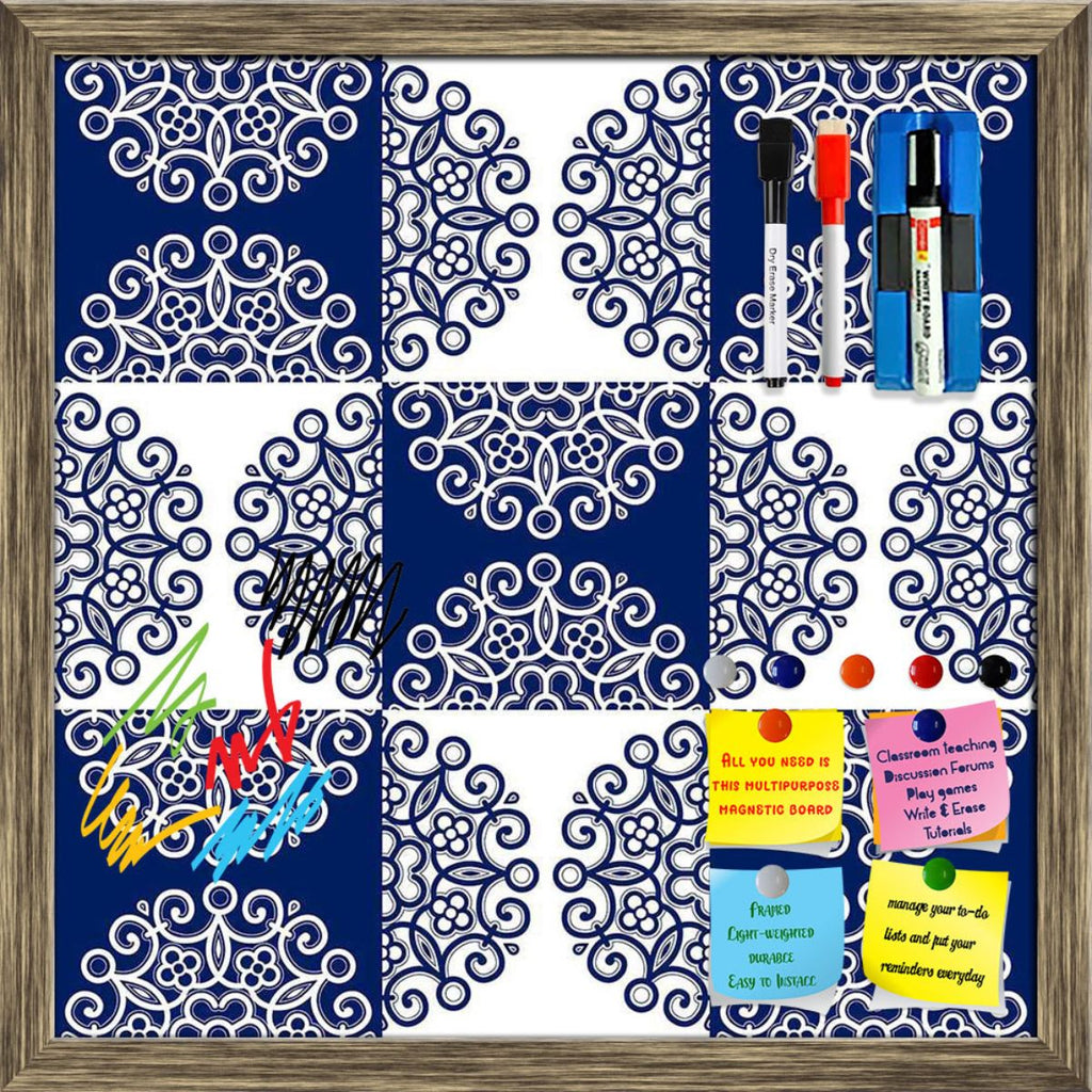 Lace Ornate Framed Magnetic Dry Erase Board | Combo with Magnet Buttons & Markers-Magnetic Boards Framed-MGB_FR-IC 5007250 IC 5007250, Abstract Expressionism, Abstracts, Ancient, Art and Paintings, Circle, Culture, Decorative, Digital, Digital Art, Drawing, Ethnic, Fashion, Graphic, Historical, Illustrations, Medieval, Patterns, Retro, Semi Abstract, Signs, Signs and Symbols, Space, Traditional, Tribal, Victorian, Vintage, World Culture, lace, ornate, framed, magnetic, dry, erase, board, printed, whiteboard