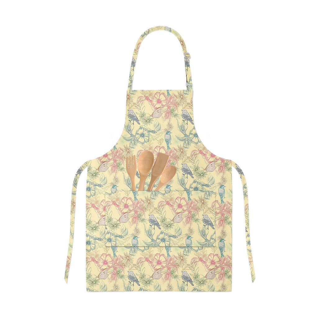 Spring Flowers Apron | Adjustable, Free Size & Waist Tiebacks-Aprons Neck to Knee-APR_NK_KN-IC 5007251 IC 5007251, Abstract Expressionism, Abstracts, Ancient, Birds, Botanical, Decorative, Digital, Digital Art, Fashion, Floral, Flowers, Graphic, Historical, Illustrations, Medieval, Modern Art, Nature, Patterns, Retro, Scenic, Semi Abstract, Signs, Signs and Symbols, Sketches, Vintage, Wildlife, spring, apron, adjustable, free, size, waist, tiebacks, primavera, seamless, abstract, apple, flower, artistic, ba