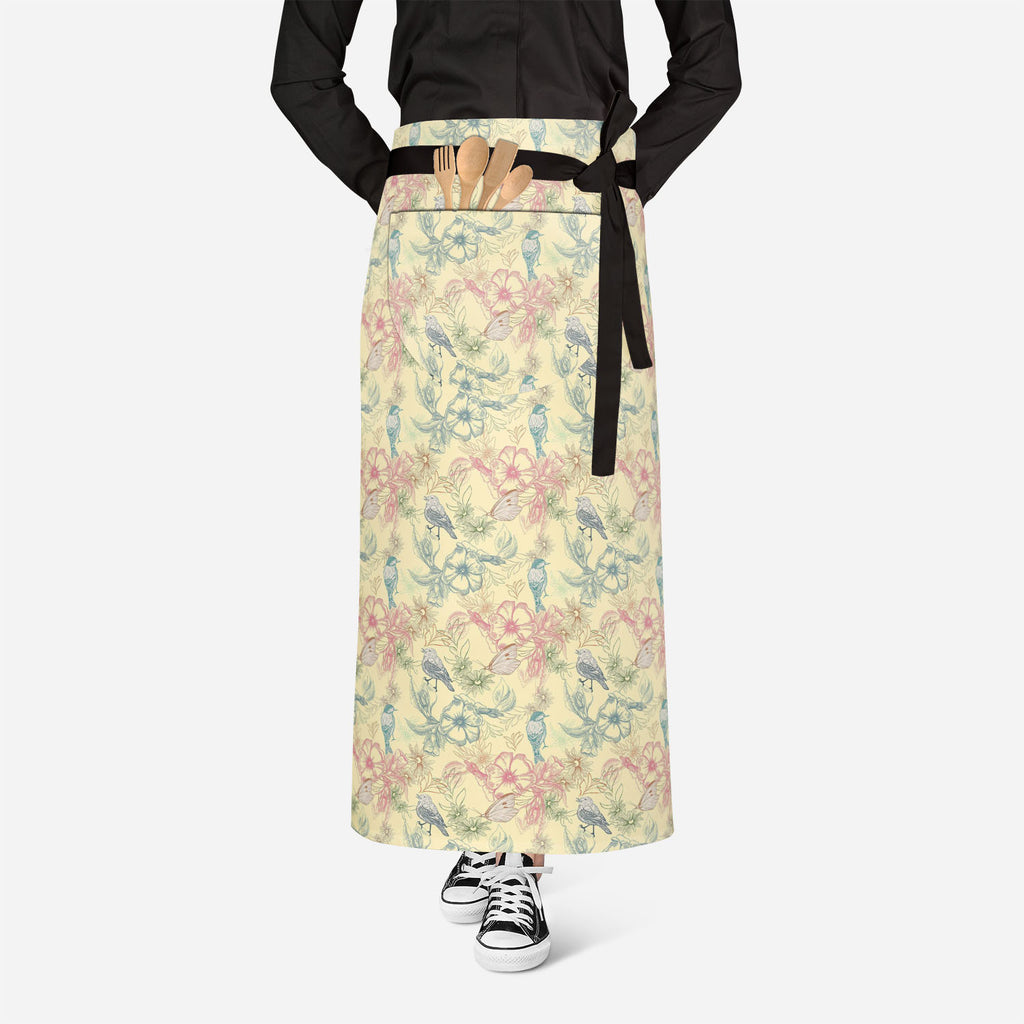 Spring Flowers Apron | Adjustable, Free Size & Waist Tiebacks-Aprons Waist to Knee-APR_WS_FT-IC 5007251 IC 5007251, Abstract Expressionism, Abstracts, Ancient, Birds, Botanical, Decorative, Digital, Digital Art, Fashion, Floral, Flowers, Graphic, Historical, Illustrations, Medieval, Modern Art, Nature, Patterns, Retro, Scenic, Semi Abstract, Signs, Signs and Symbols, Sketches, Vintage, Wildlife, spring, apron, adjustable, free, size, waist, tiebacks, primavera, seamless, abstract, apple, flower, artistic, b