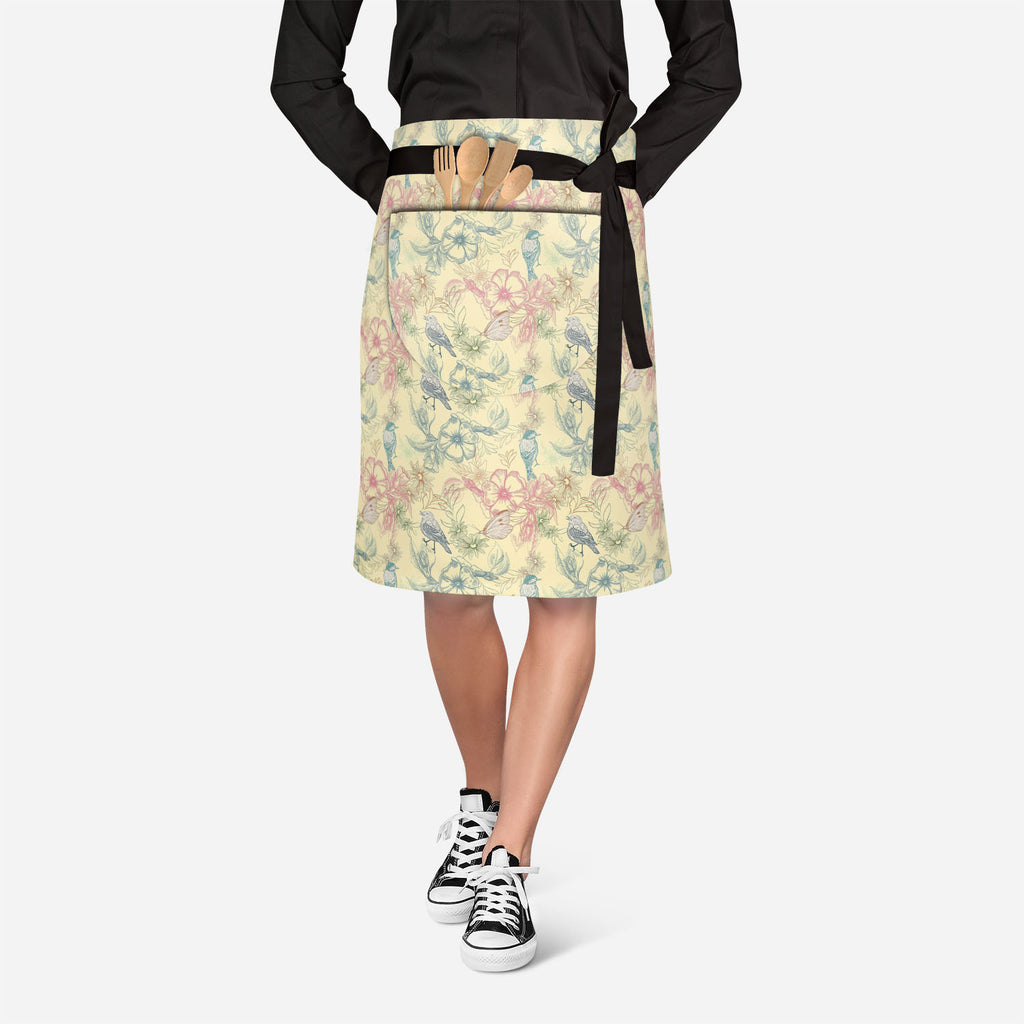 Spring Flowers Apron | Adjustable, Free Size & Waist Tiebacks-Apron Waist to Feet-APR_WS_KN-IC 5007251 IC 5007251, Abstract Expressionism, Abstracts, Ancient, Birds, Botanical, Decorative, Digital, Digital Art, Fashion, Floral, Flowers, Graphic, Historical, Illustrations, Medieval, Modern Art, Nature, Patterns, Retro, Scenic, Semi Abstract, Signs, Signs and Symbols, Sketches, Vintage, Wildlife, spring, apron, adjustable, free, size, waist, tiebacks, primavera, seamless, abstract, apple, flower, artistic, ba