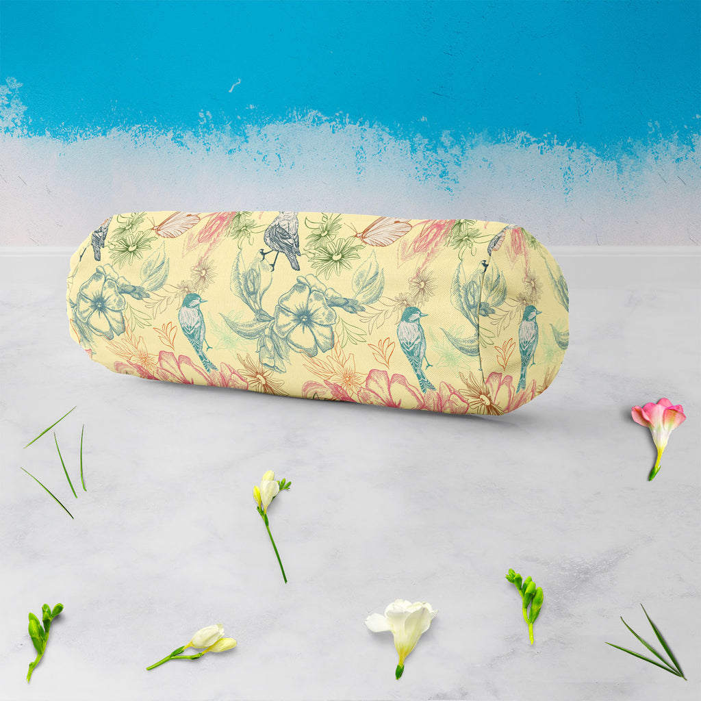 Spring Flowers D4 Bolster Cover Booster Cases | Concealed Zipper Opening-Bolster Covers-BOL_CV_ZP-IC 5007251 IC 5007251, Abstract Expressionism, Abstracts, Ancient, Birds, Botanical, Decorative, Digital, Digital Art, Fashion, Floral, Flowers, Graphic, Historical, Illustrations, Medieval, Modern Art, Nature, Patterns, Retro, Scenic, Semi Abstract, Signs, Signs and Symbols, Sketches, Vintage, Wildlife, spring, d4, bolster, cover, booster, cases, concealed, zipper, opening, primavera, seamless, abstract, apple