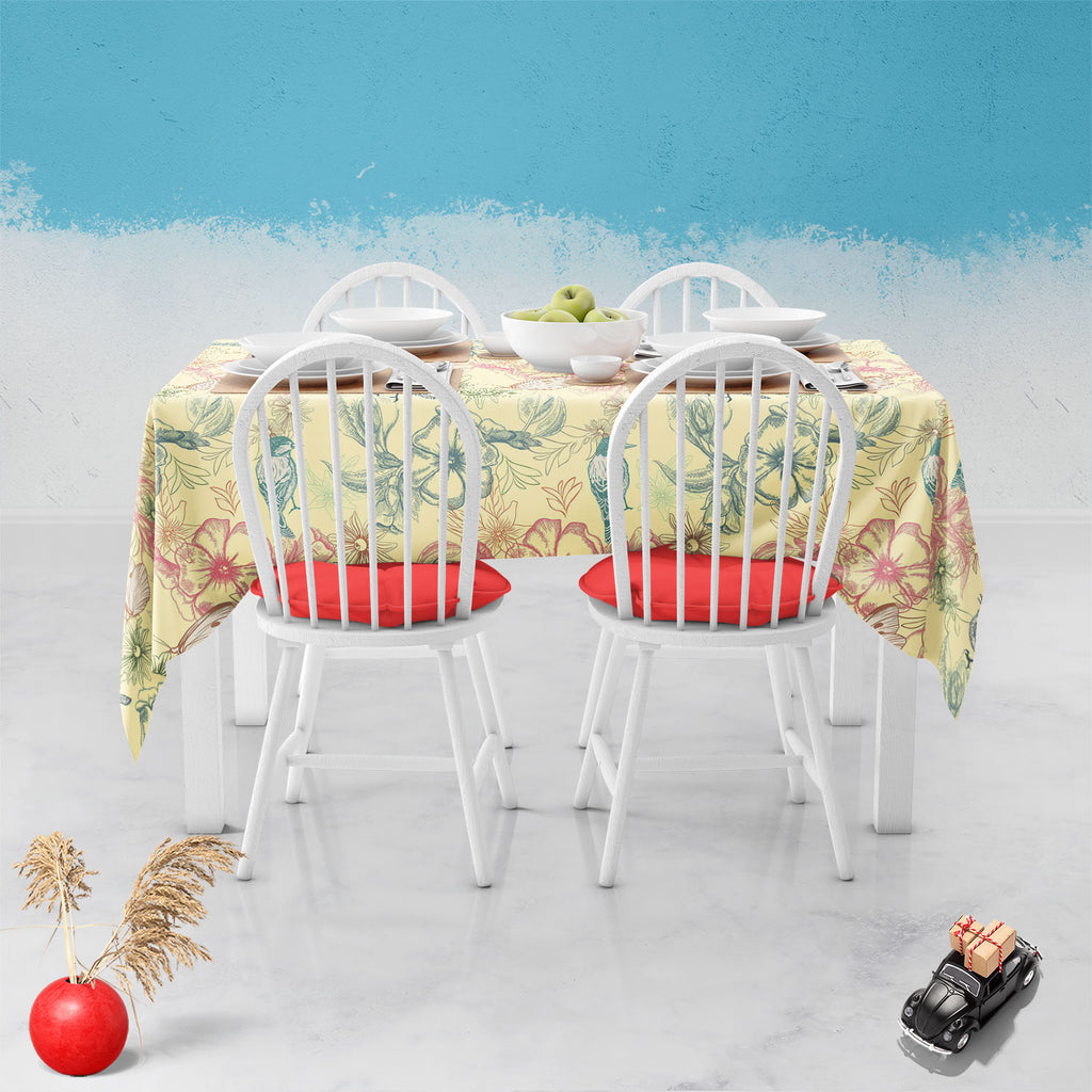 Spring Flowers D4 Table Cloth Cover-Table Covers-CVR_TB_NR-IC 5007251 IC 5007251, Abstract Expressionism, Abstracts, Ancient, Birds, Botanical, Decorative, Digital, Digital Art, Fashion, Floral, Flowers, Graphic, Historical, Illustrations, Medieval, Modern Art, Nature, Patterns, Retro, Scenic, Semi Abstract, Signs, Signs and Symbols, Sketches, Vintage, Wildlife, spring, d4, table, cloth, cover, primavera, seamless, abstract, apple, flower, artistic, background, bird, bloom, blue, butterfly, cream, cute, dai