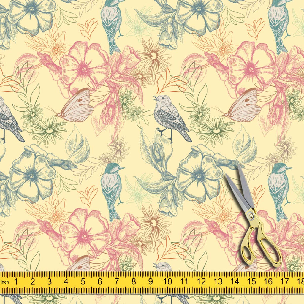 Spring Flowers Upholstery Fabric by Metre | For Sofa, Curtains, Cushions, Furnishing, Craft, Dress Material-Upholstery Fabrics-FAB_RW-IC 5007251 IC 5007251, Abstract Expressionism, Abstracts, Ancient, Birds, Botanical, Decorative, Digital, Digital Art, Fashion, Floral, Flowers, Graphic, Historical, Illustrations, Medieval, Modern Art, Nature, Patterns, Retro, Scenic, Semi Abstract, Signs, Signs and Symbols, Sketches, Vintage, Wildlife, spring, upholstery, fabric, by, metre, for, sofa, curtains, cushions, fu