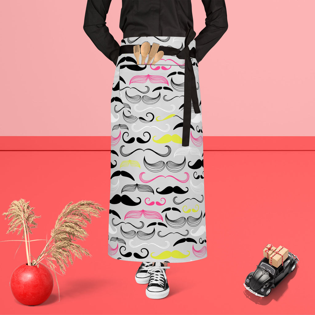 Retro Style D1 Apron | Adjustable, Free Size & Waist Tiebacks-Aprons Waist to Feet-APR_WS_FT-IC 5007254 IC 5007254, Ancient, Art and Paintings, Botanical, Drawing, Fashion, Floral, Flowers, Historical, Illustrations, Medieval, Nature, Patterns, Retro, Signs and Symbols, Symbols, Victorian, Vintage, style, d1, apron, adjustable, free, size, waist, tiebacks, mustache, moustache, antique, aristocrat, background, barber, beard, british, card, chin, classic, collection, curl, curly, dandy, doodle, face, facial, 