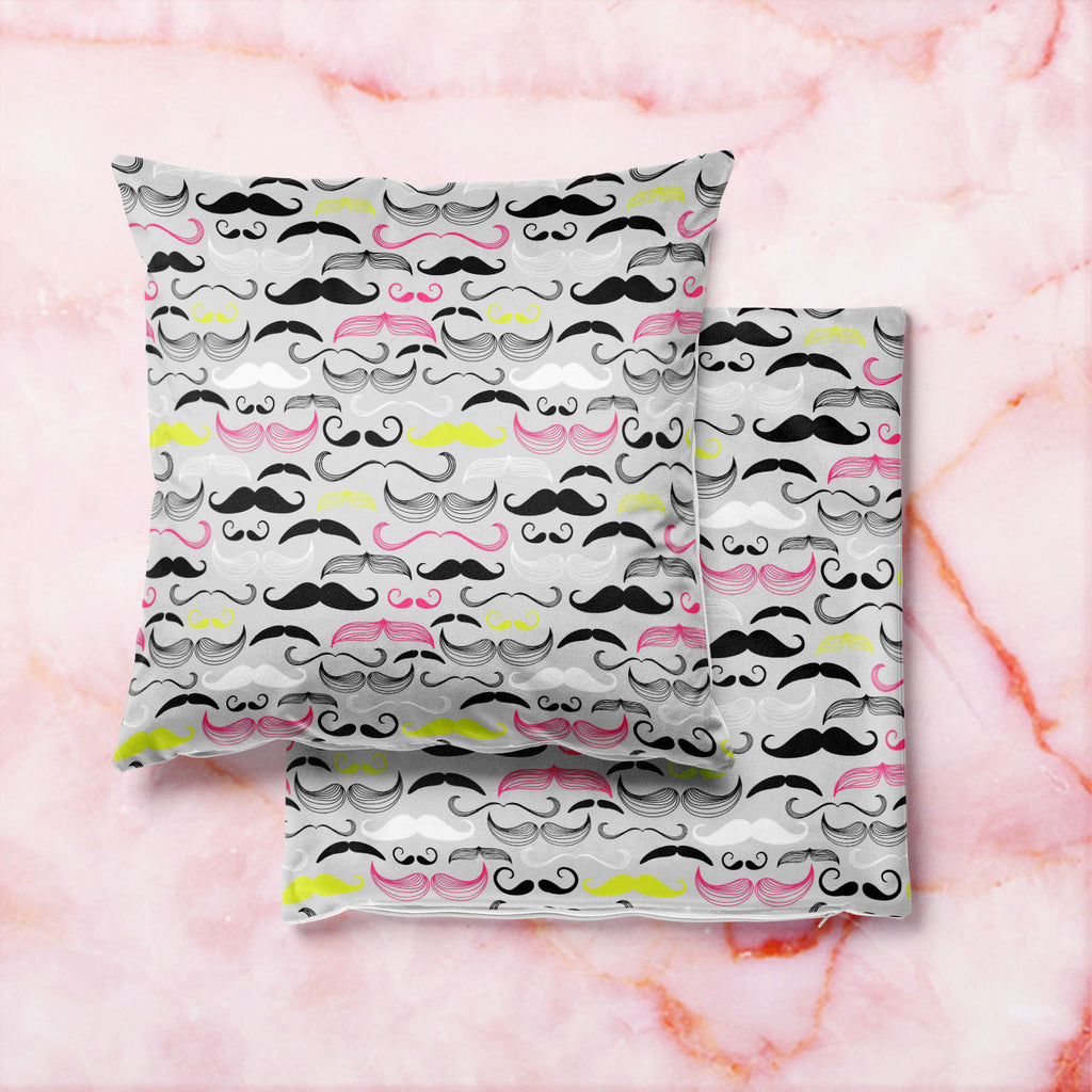 Retro Style D1 Cushion Cover Throw Pillow-Cushion Covers-CUS_CV-IC 5007254 IC 5007254, Ancient, Art and Paintings, Botanical, Drawing, Fashion, Floral, Flowers, Historical, Illustrations, Medieval, Nature, Patterns, Retro, Signs and Symbols, Symbols, Victorian, Vintage, style, d1, cushion, cover, throw, pillow, mustache, moustache, antique, aristocrat, background, barber, beard, british, card, chin, classic, collection, curl, curly, dandy, doodle, face, facial, fashioned, group, hair, head, illustration, ma