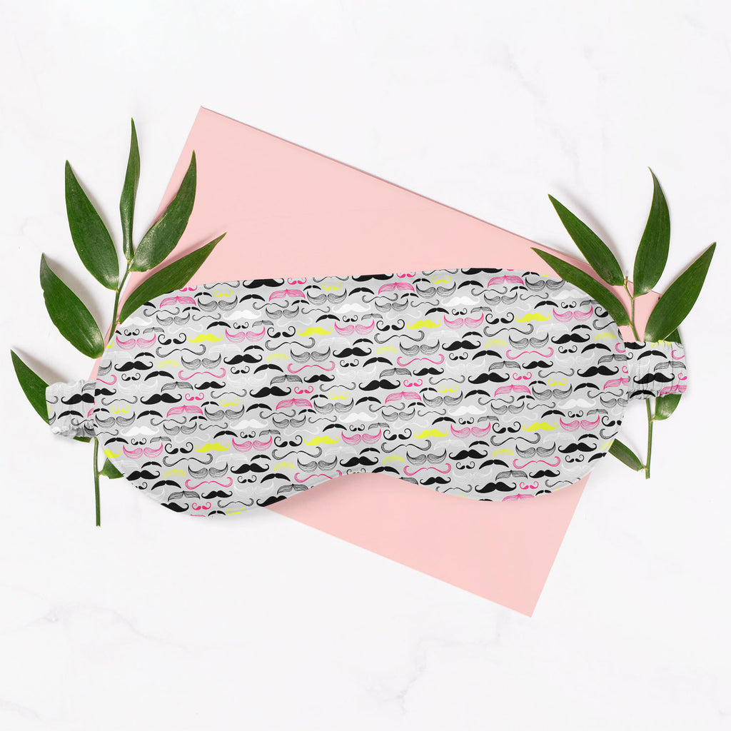 Retro Style Sleeping Eye Pad Blackout Eye Cover | Soft Anti-Allergic Eco-Friendly Natural Mulberry Silk Fabric-Sleep Masks-MSK_SL_BS-IC 5007254 IC 5007254, Ancient, Art and Paintings, Botanical, Drawing, Fashion, Floral, Flowers, Historical, Illustrations, Medieval, Nature, Patterns, Retro, Signs and Symbols, Symbols, Victorian, Vintage, style, sleeping, eye, pad, blackout, cover, soft, anti-allergic, eco-friendly, natural, satin, silk, fabric, mustache, moustache, antique, aristocrat, background, barber, b