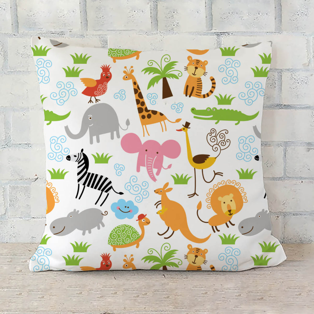 ArtzFolio Cute Animals Cushion Cover Throw Pillow-Cushion Covers-AZHFR13396914CUS_CV_L-Image Code 5007255 Vishnu Image Folio Pvt Ltd, IC 5007255, ArtzFolio, Cushion Covers, Animals, Kids, Digital Art, cute, cushion, cover, throw, pillow, seamless, pattern, sofa throws, single throw pillow, zippered throw pillow cover, satin pillow cover, throw pillow, cushion cover only, cushion cover, pillow cover for sofa, pitaara box, throw cushion, kids cushion cover, square cushion cover, throw pillow case cover, sofa 
