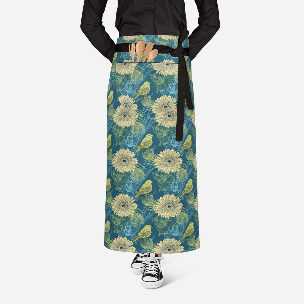 Handdrawn Birds Apron | Adjustable, Free Size & Waist Tiebacks-Aprons Waist to Knee-APR_WS_FT-IC 5007256 IC 5007256, Abstract Expressionism, Abstracts, Ancient, Animated Cartoons, Birds, Botanical, Caricature, Cartoons, Decorative, Digital, Digital Art, Fashion, Floral, Flowers, Graphic, Historical, Illustrations, Medieval, Nature, Patterns, Retro, Scenic, Semi Abstract, Signs, Signs and Symbols, Sketches, Vintage, Wildlife, handdrawn, apron, adjustable, free, size, waist, tiebacks, wallpaper, abstract, art