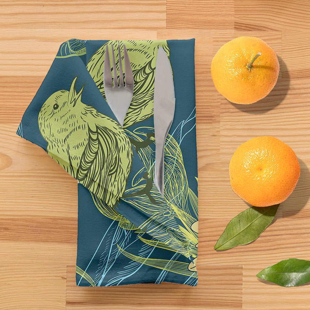 Handdrawn Birds Table Napkin-Table Napkins-NAP_TB-IC 5007256 IC 5007256, Abstract Expressionism, Abstracts, Ancient, Animated Cartoons, Birds, Botanical, Caricature, Cartoons, Decorative, Digital, Digital Art, Fashion, Floral, Flowers, Graphic, Historical, Illustrations, Medieval, Nature, Patterns, Retro, Scenic, Semi Abstract, Signs, Signs and Symbols, Sketches, Vintage, Wildlife, handdrawn, table, napkin, wallpaper, abstract, artistic, artwork, backdrop, background, bird, blank, bloom, blue, calm, cartoon
