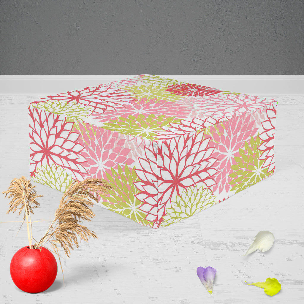 Hand Draw Flowers Footstool Footrest Puffy Pouffe Ottoman Bean Bag | Canvas Fabric-Footstools-FST_CB_BN-IC 5007257 IC 5007257, Abstract Expressionism, Abstracts, Art and Paintings, Botanical, Decorative, Digital, Digital Art, Floral, Flowers, Graphic, Illustrations, Nature, Patterns, Retro, Scenic, Semi Abstract, Signs, Signs and Symbols, hand, draw, footstool, footrest, puffy, pouffe, ottoman, bean, bag, canvas, fabric, pattern, design, textile, seamless, abstract, art, backdrop, background, beautiful, bea