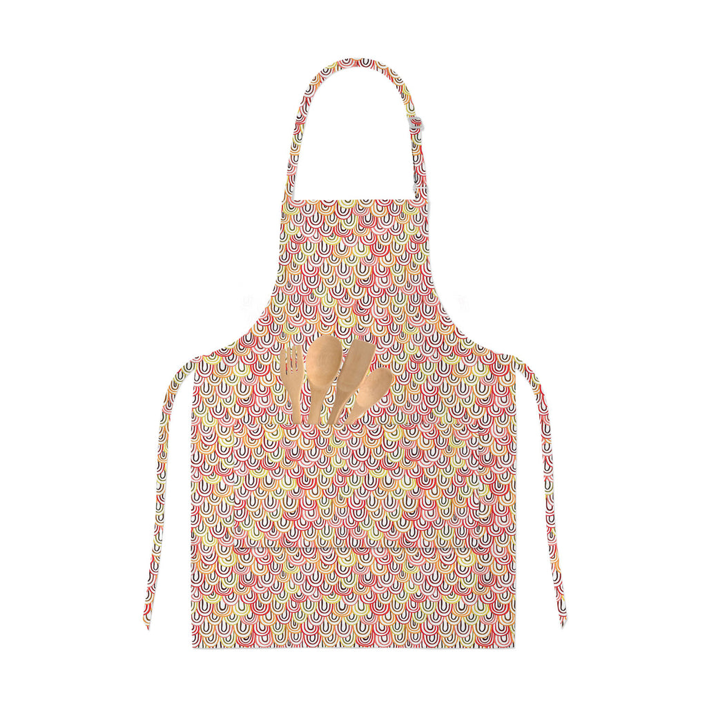 Abstract Doodles Apron | Adjustable, Free Size & Waist Tiebacks - Aprons Neck to Knee - ArtzFolio.com