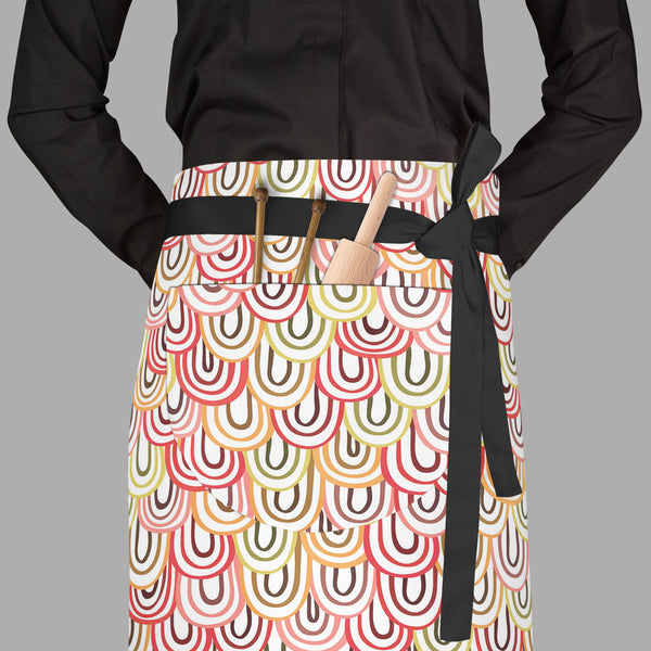 Abstract Doodles D1 Apron | Adjustable, Free Size & Waist Tiebacks-Aprons Waist to Feet-APR_WS_FT-IC 5007258 IC 5007258, Abstract Expressionism, Abstracts, Art and Paintings, Black and White, Circle, Cities, City Views, Digital, Digital Art, Geometric, Geometric Abstraction, Graphic, Hand Drawn, Modern Art, Patterns, Semi Abstract, White, abstract, doodles, d1, full-length, waist, to, feet, apron, poly-cotton, fabric, adjustable, tiebacks, pattern, art, background, collection, color, continuity, decor, deco