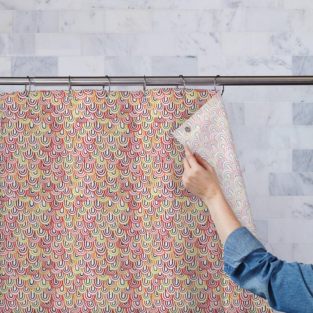 Abstract Doodles Washable Waterproof Shower Curtain - Shower Curtains - ArtzFolio.com