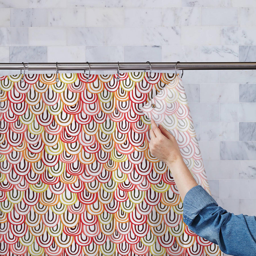 Abstract Doodles D1 Washable Waterproof Shower Curtain - Shower Curtains - ArtzFolio.com