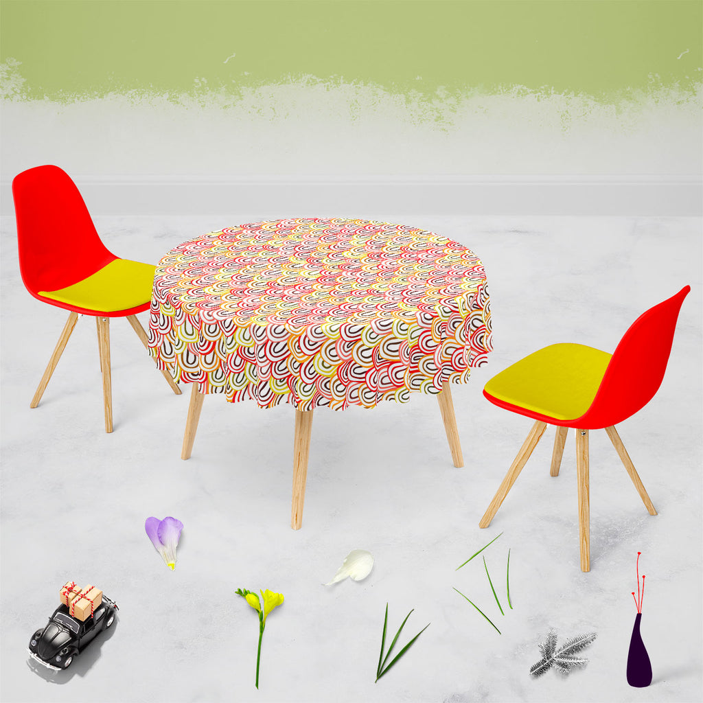 Abstract Doodles D1 Table Cloth Cover - Table Covers - ArtzFolio.com