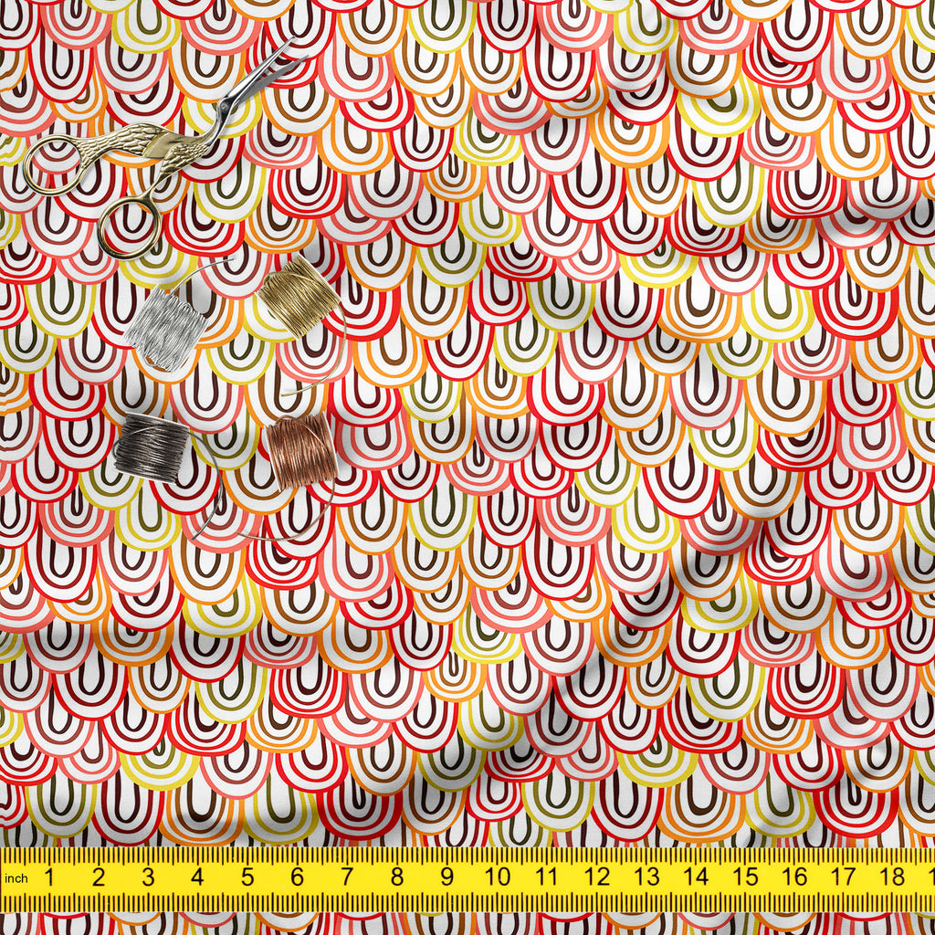 Abstract Doodles D1 Upholstery Fabric by Metre | For Sofa, Curtains, Cushions, Furnishing, Craft, Dress Material - Upholstery Fabrics - ArtzFolio.com