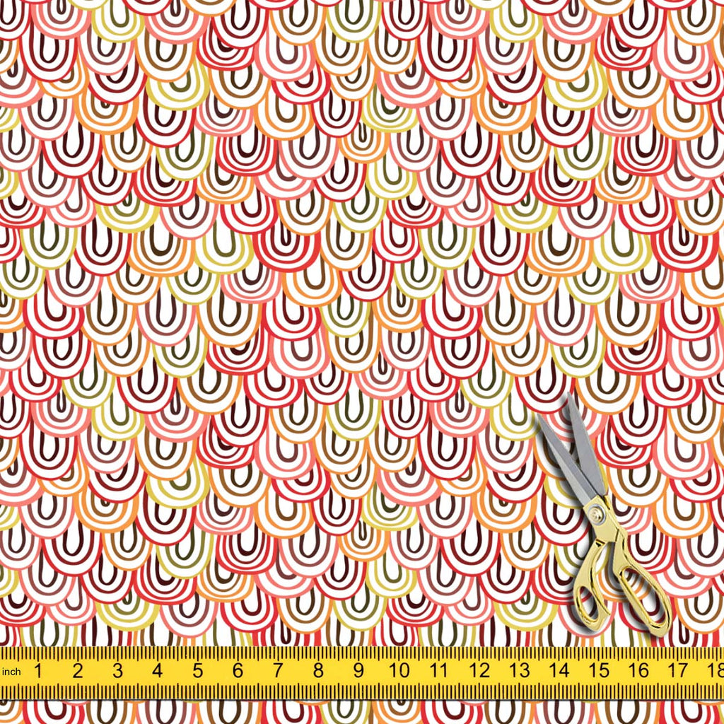 Abstract Doodles Upholstery Fabric by Metre | For Sofa, Curtains, Cushions, Furnishing, Craft, Dress Material - Upholstery Fabrics - ArtzFolio.com