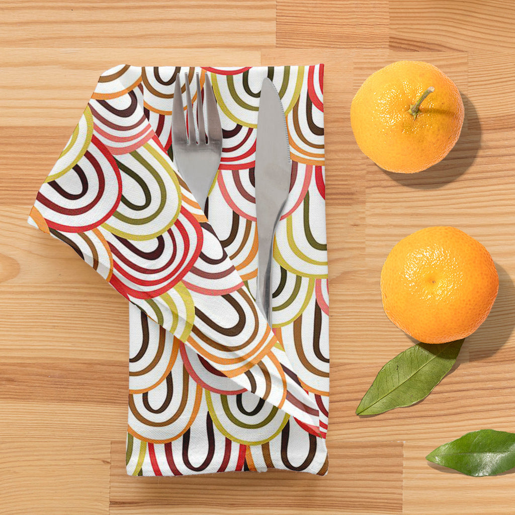 Abstract Doodles D1 Table Napkin - Table Napkins - ArtzFolio.com