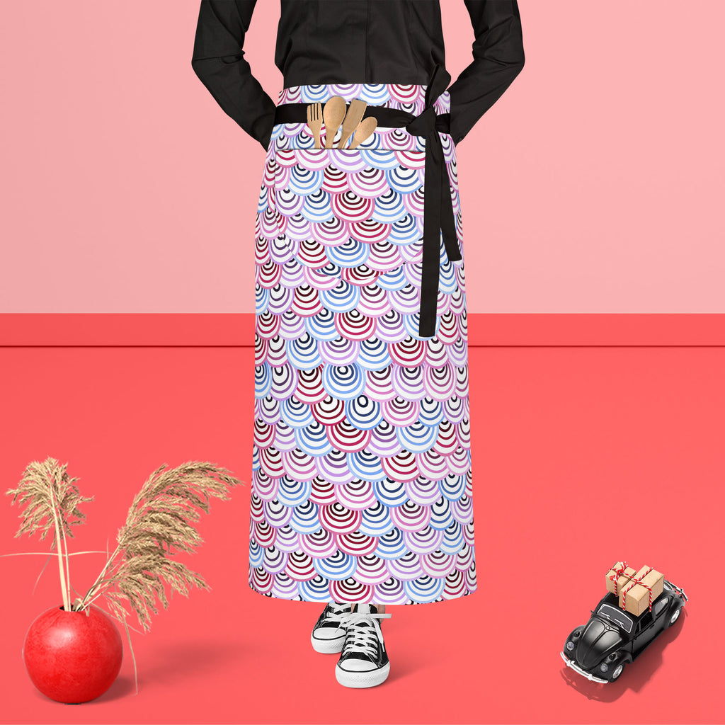Abstract Doodles D2 Apron | Adjustable, Free Size & Waist Tiebacks - Aprons Waist to Feet - ArtzFolio.com