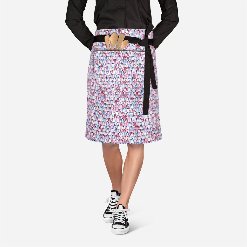 Abstract Doodles Apron | Adjustable, Free Size & Waist Tiebacks - Apron Waist to Feet - ArtzFolio.com
