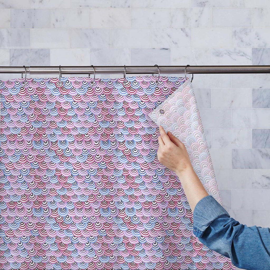 Abstract Doodles Washable Waterproof Shower Curtain - Shower Curtains - ArtzFolio.com