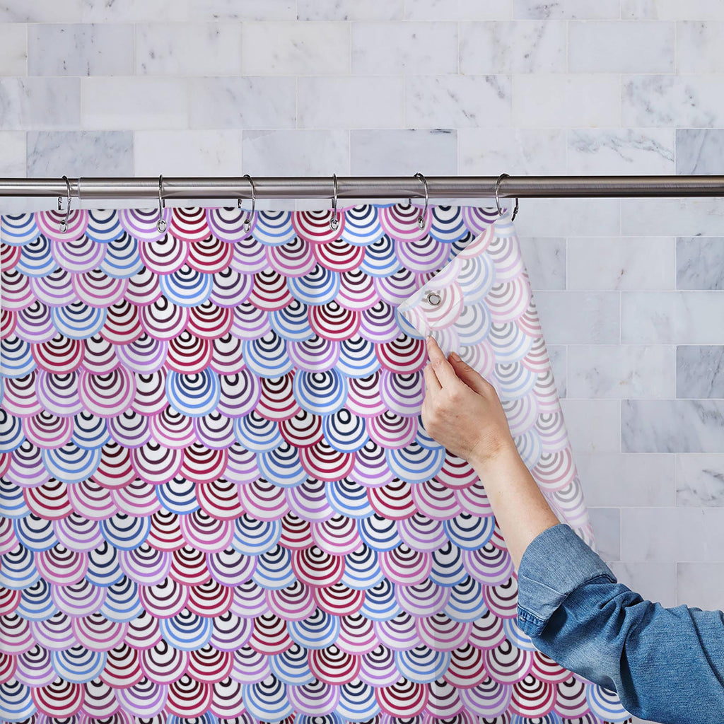 Abstract Doodles D2 Washable Waterproof Shower Curtain - Shower Curtains - ArtzFolio.com