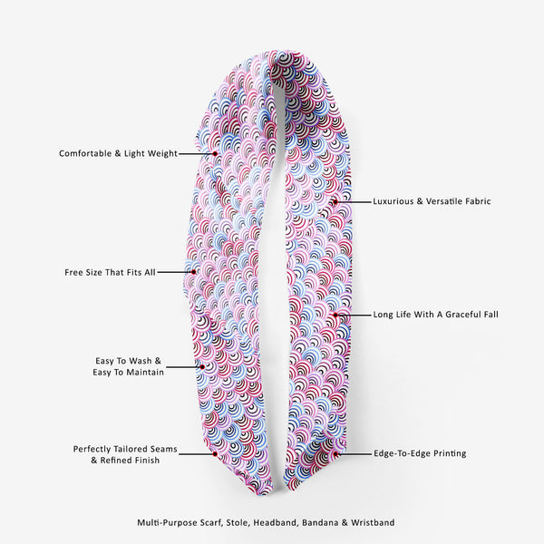 Abstract Doodles Printed Scarf | Neckwear Balaclava | Girls & Women | Soft Poly Fabric-Scarfs Basic-SCF_FB_BS-IC 5007259 IC 5007259, Abstract Expressionism, Abstracts, Art and Paintings, Black and White, Circle, Cities, City Views, Digital, Digital Art, Geometric, Geometric Abstraction, Graphic, Hand Drawn, Modern Art, Patterns, Semi Abstract, White, abstract, doodles, printed, scarf, neckwear, balaclava, girls, women, soft, poly, fabric, art, background, collection, color, continuity, decor, decoration, do