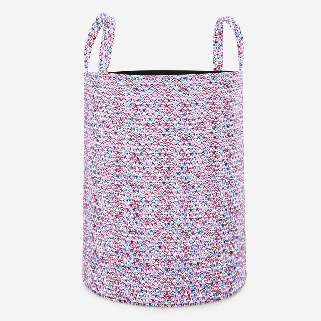 Abstract Doodles Foldable Open Storage Bin | Organizer Box, Toy Basket, Shelf Box, Laundry Bag | Canvas Fabric - Storage Bins - ArtzFolio.com