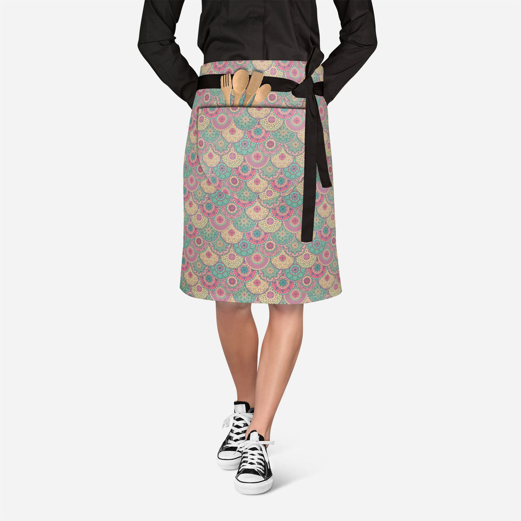 Pastel Circles Apron | Adjustable, Free Size & Waist Tiebacks-Apron Waist to Feet-APR_WS_KN-IC 5007261 IC 5007261, Abstract Expressionism, Abstracts, Ancient, Art and Paintings, Botanical, Circle, Decorative, Digital, Digital Art, Drawing, Fashion, Floral, Flowers, Geometric, Geometric Abstraction, Graphic, Historical, Illustrations, Medieval, Modern Art, Nature, Paintings, Patterns, Retro, Semi Abstract, Signs, Signs and Symbols, Vintage, pastel, circles, apron, adjustable, free, size, waist, tiebacks, wal