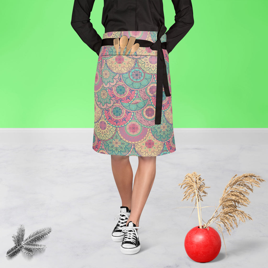 Pastel Circles Apron | Adjustable, Free Size & Waist Tiebacks-Apron Waist to Knee-APR_WS_KN-IC 5007261 IC 5007261, Abstract Expressionism, Abstracts, Ancient, Art and Paintings, Botanical, Circle, Decorative, Digital, Digital Art, Drawing, Fashion, Floral, Flowers, Geometric, Geometric Abstraction, Graphic, Historical, Illustrations, Medieval, Modern Art, Nature, Paintings, Patterns, Retro, Semi Abstract, Signs, Signs and Symbols, Vintage, pastel, circles, apron, adjustable, free, size, waist, tiebacks, wal