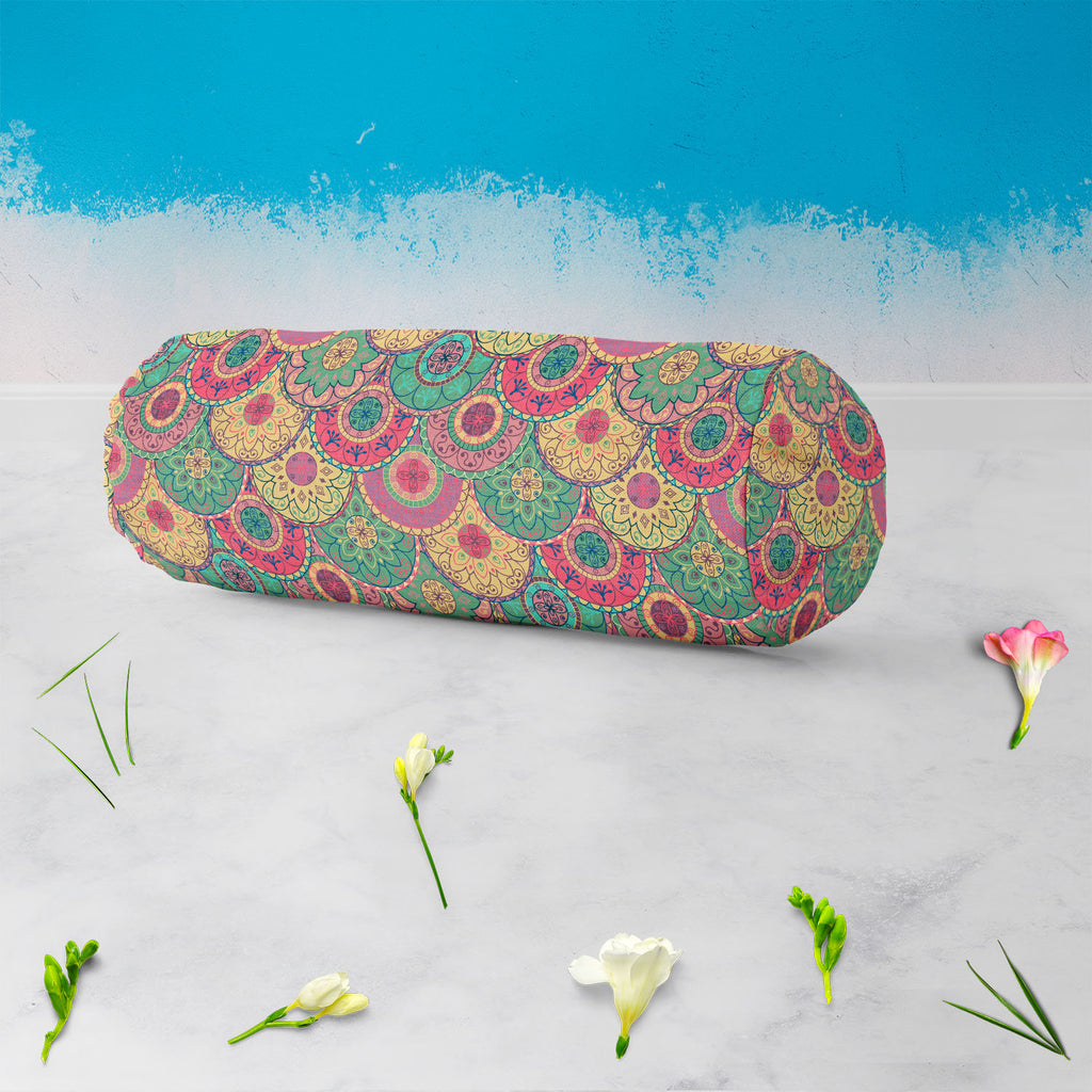 Pastel Circles Bolster Cover Booster Cases | Concealed Zipper Opening-Bolster Covers-BOL_CV_ZP-IC 5007261 IC 5007261, Abstract Expressionism, Abstracts, Ancient, Art and Paintings, Botanical, Circle, Decorative, Digital, Digital Art, Drawing, Fashion, Floral, Flowers, Geometric, Geometric Abstraction, Graphic, Historical, Illustrations, Medieval, Modern Art, Nature, Paintings, Patterns, Retro, Semi Abstract, Signs, Signs and Symbols, Vintage, pastel, circles, bolster, cover, booster, cases, concealed, zippe