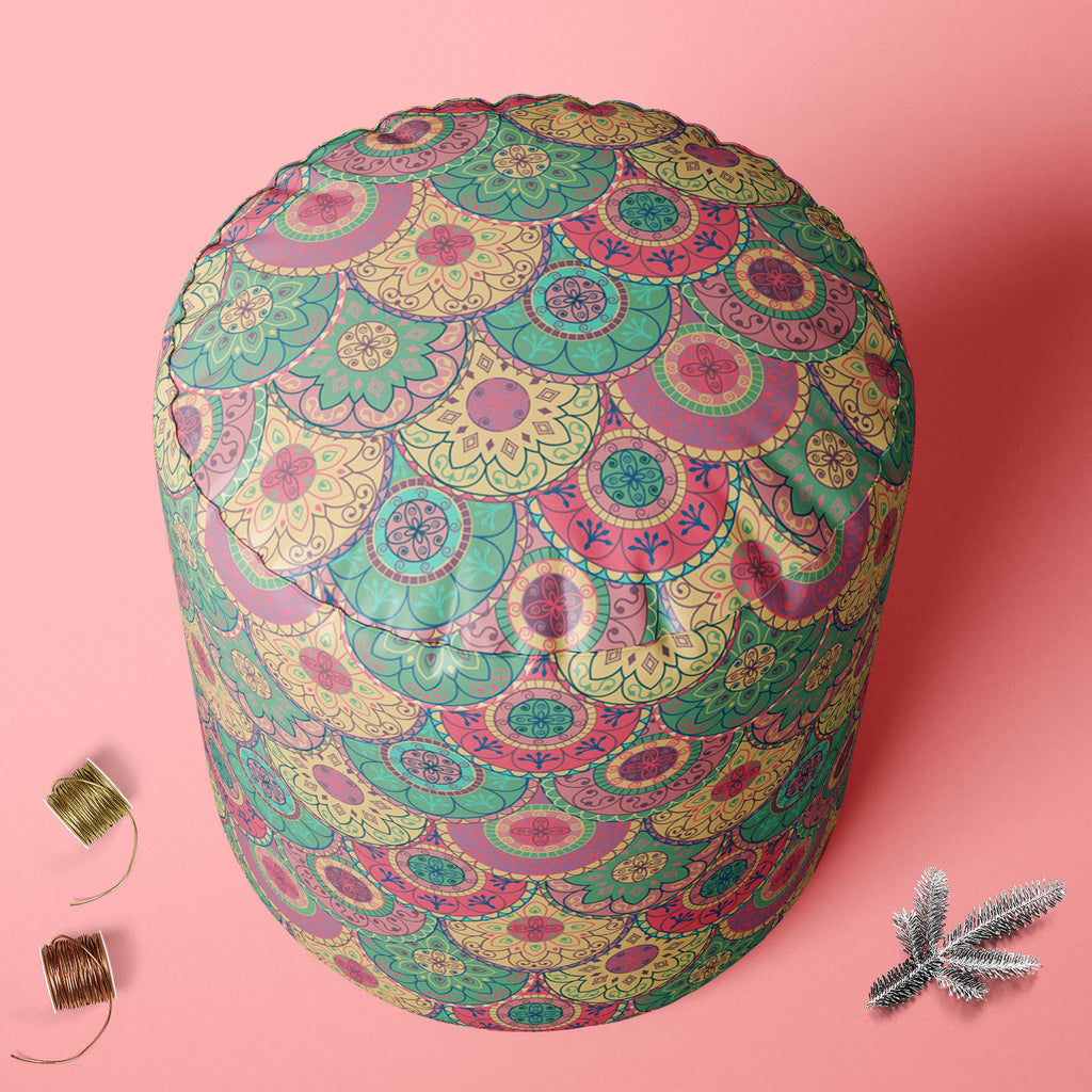 Pastel Circles Footstool Footrest Puffy Pouffe Ottoman Bean Bag | Canvas Fabric-Footstools-FST_CB_BN-IC 5007261 IC 5007261, Abstract Expressionism, Abstracts, Ancient, Art and Paintings, Botanical, Circle, Decorative, Digital, Digital Art, Drawing, Fashion, Floral, Flowers, Geometric, Geometric Abstraction, Graphic, Historical, Illustrations, Medieval, Modern Art, Nature, Paintings, Patterns, Retro, Semi Abstract, Signs, Signs and Symbols, Vintage, pastel, circles, footstool, footrest, puffy, pouffe, ottoma