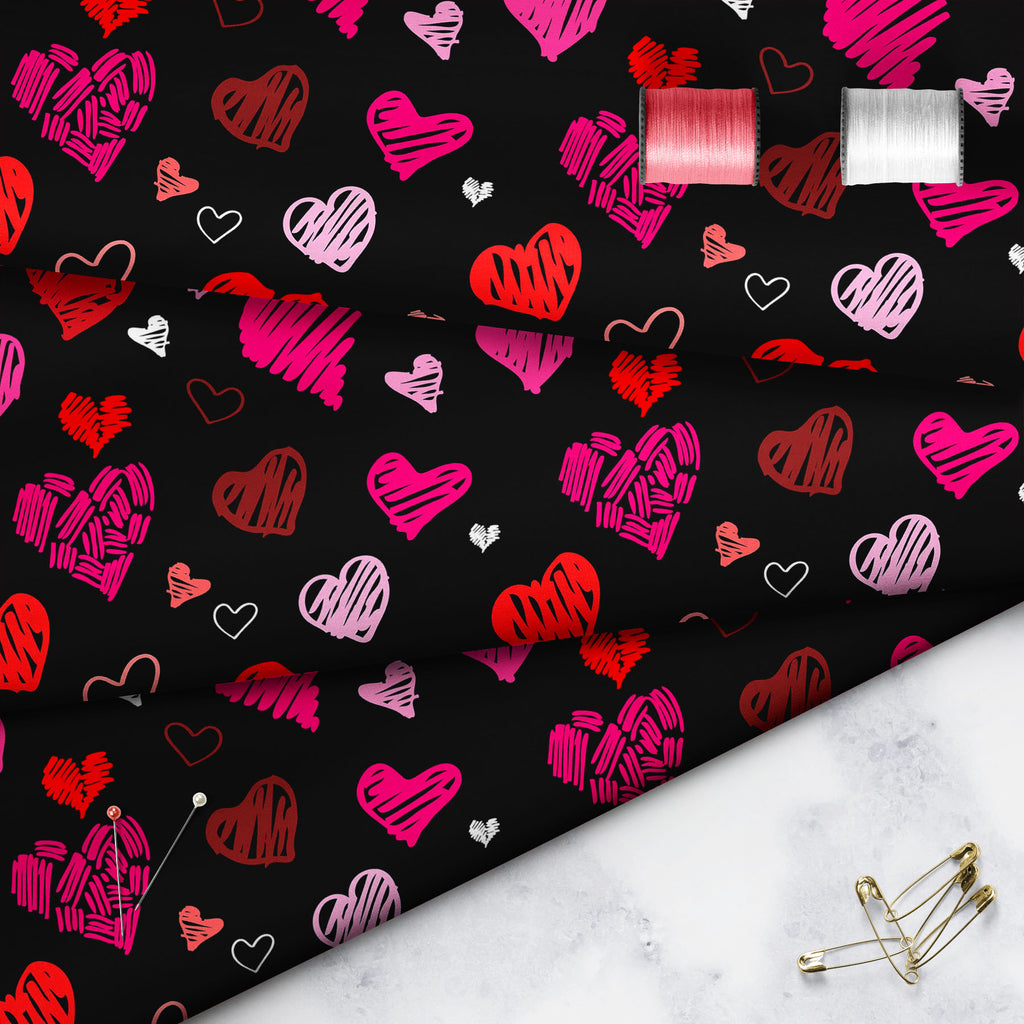 Love Heart Sofa Fabric by Metre | Upholstery For Sofa, Curtains & Cushions-Sofa Fabrics-SOF_FB-IC 5007262 IC 5007262, Abstract Expressionism, Abstracts, Ancient, Art and Paintings, Black, Black and White, Culture, Ethnic, Hand Drawn, Hearts, Historical, Holidays, Icons, Illustrations, Love, Medieval, Modern Art, Patterns, Retro, Romance, Semi Abstract, Signs, Signs and Symbols, Sketches, Symbols, Traditional, Tribal, Vintage, Wedding, World Culture, heart, sofa, fabric, by, metre, upholstery, for, curtains,