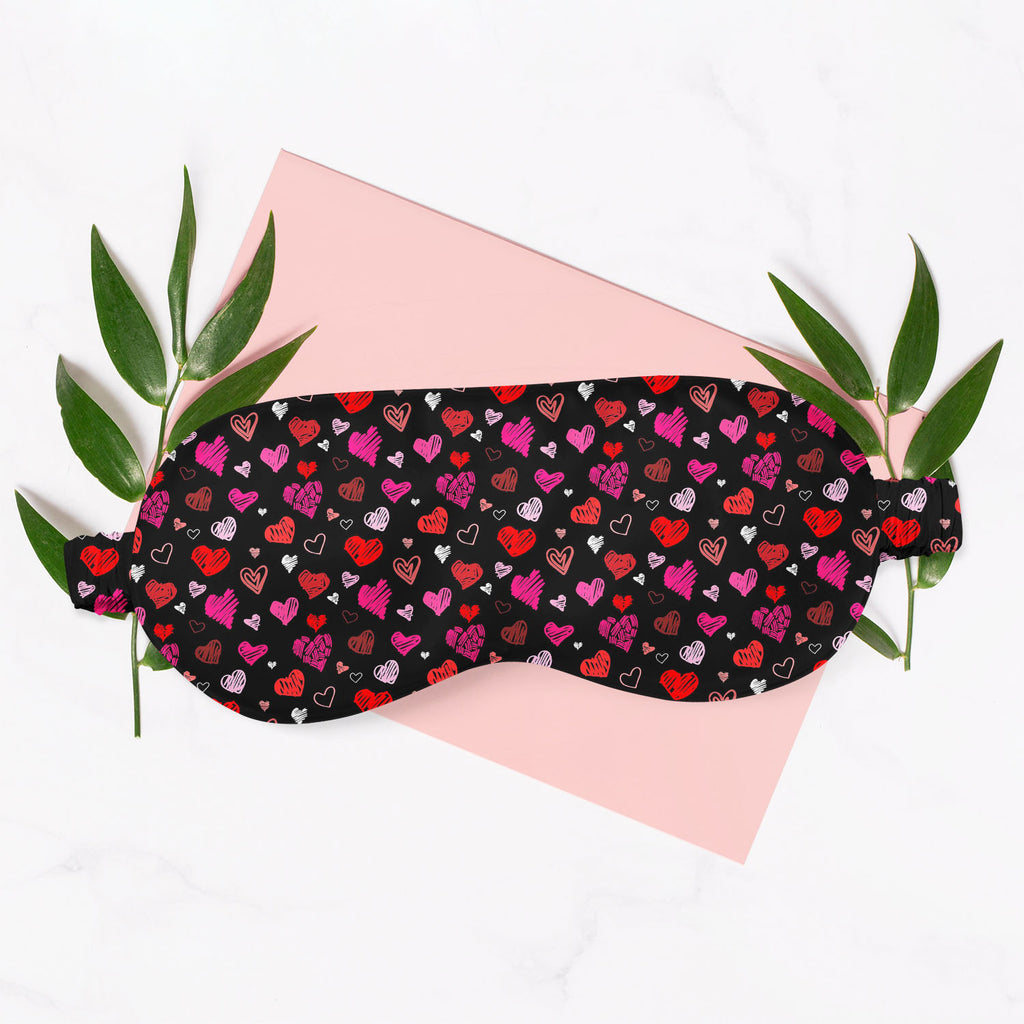 Love Heart Sleeping Eye Pad Blackout Eye Cover | Soft Anti-Allergic Eco-Friendly Natural Mulberry Silk Fabric-Sleep Masks-MSK_SL_BS-IC 5007262 IC 5007262, Abstract Expressionism, Abstracts, Ancient, Art and Paintings, Black, Black and White, Culture, Ethnic, Hand Drawn, Hearts, Historical, Holidays, Icons, Illustrations, Love, Medieval, Modern Art, Patterns, Retro, Romance, Semi Abstract, Signs, Signs and Symbols, Sketches, Symbols, Traditional, Tribal, Vintage, Wedding, World Culture, heart, sleeping, eye,