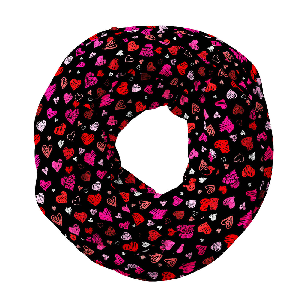 Love Heart Printed Wraparound Infinity Loop Scarf | Girls & Women | Soft Poly Fabric-Scarfs Infinity Loop-SCF_FB_LP-IC 5007262 IC 5007262, Abstract Expressionism, Abstracts, Ancient, Art and Paintings, Black, Black and White, Culture, Ethnic, Hand Drawn, Hearts, Historical, Holidays, Icons, Illustrations, Love, Medieval, Modern Art, Patterns, Retro, Romance, Semi Abstract, Signs, Signs and Symbols, Sketches, Symbols, Traditional, Tribal, Vintage, Wedding, World Culture, heart, printed, wraparound, infinity,