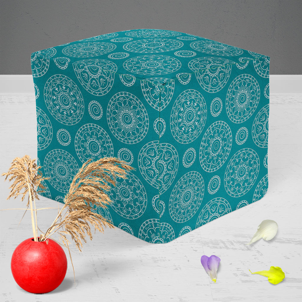 Blue Blue Footstool Footrest Puffy Pouffe Ottoman Bean Bag | Canvas Fabric-Footstools-FST_CB_BN-IC 5007263 IC 5007263, Abstract Expressionism, Abstracts, Art and Paintings, Botanical, Circle, Decorative, Digital, Digital Art, Fashion, Floral, Flowers, Geometric, Geometric Abstraction, Graphic, Illustrations, Modern Art, Nature, Patterns, Semi Abstract, Signs, Signs and Symbols, blue, footstool, footrest, puffy, pouffe, ottoman, bean, bag, canvas, fabric, abstract, art, artwork, backdrop, background, bright,