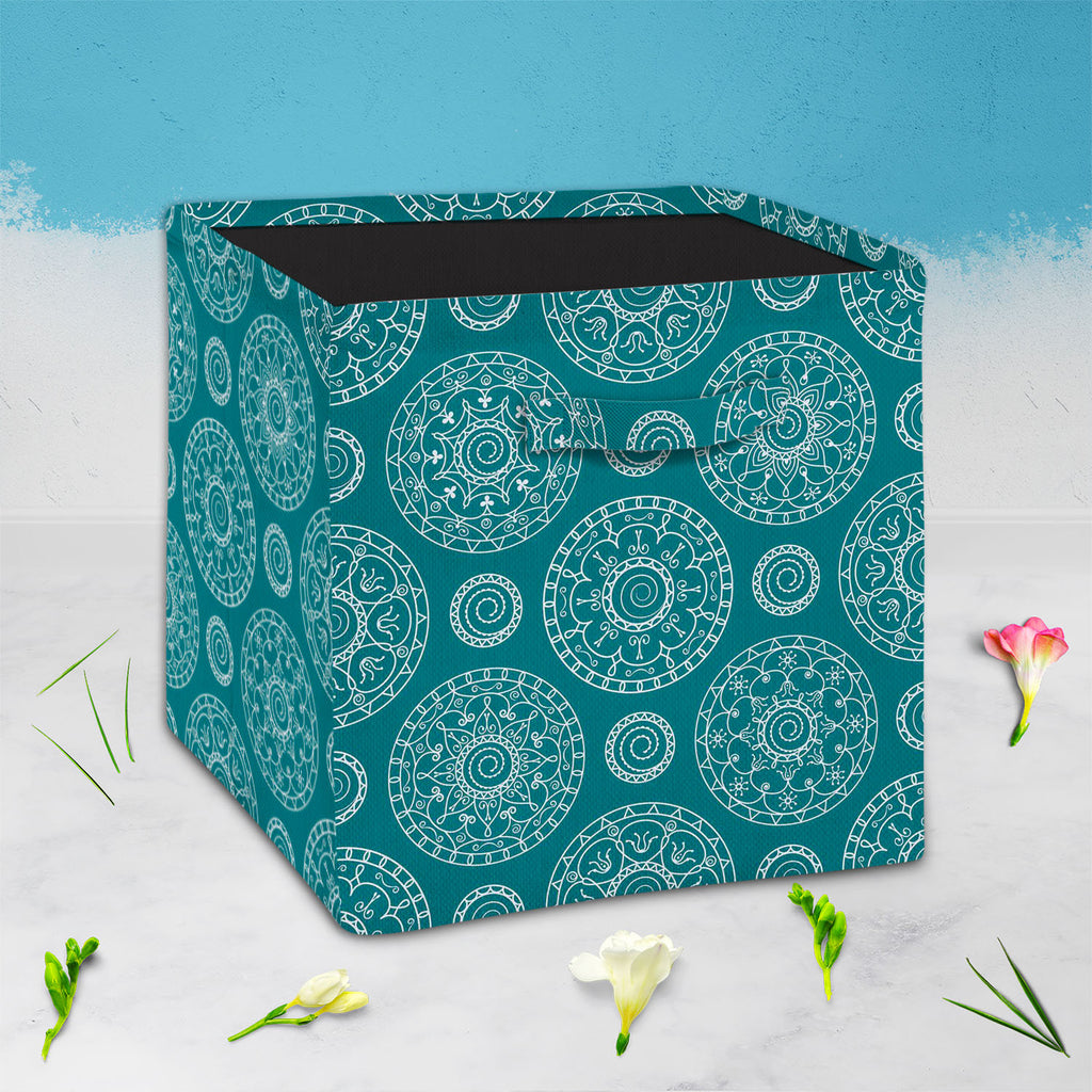 Blue Blue Foldable Open Storage Bin | Organizer Box, Toy Basket, Shelf Box, Laundry Bag | Canvas Fabric-Storage Bins-STR_BI_CB-IC 5007263 IC 5007263, Abstract Expressionism, Abstracts, Art and Paintings, Botanical, Circle, Decorative, Digital, Digital Art, Fashion, Floral, Flowers, Geometric, Geometric Abstraction, Graphic, Illustrations, Modern Art, Nature, Patterns, Semi Abstract, Signs, Signs and Symbols, blue, foldable, open, storage, bin, organizer, box, toy, basket, shelf, laundry, bag, canvas, fabric