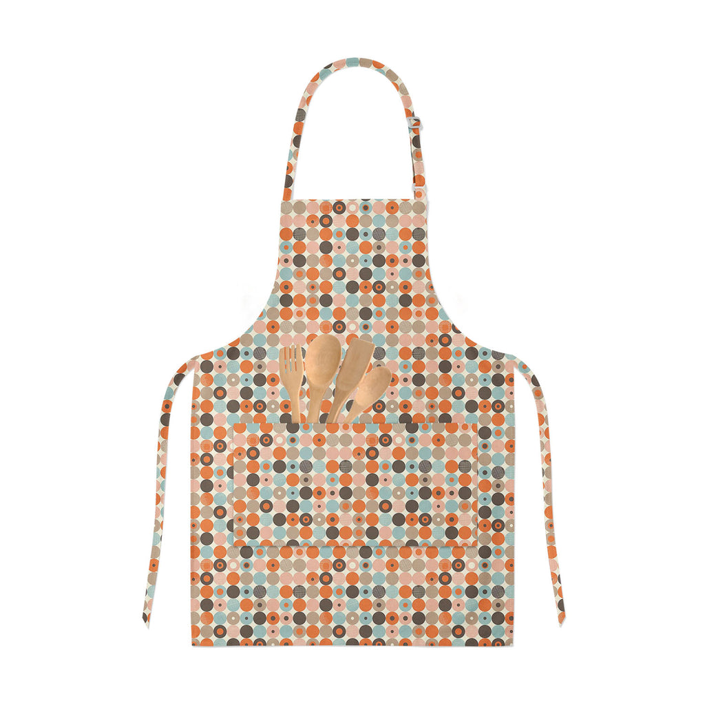 Abstract Retro Apron | Adjustable, Free Size & Waist Tiebacks - Aprons Neck to Knee - ArtzFolio.com