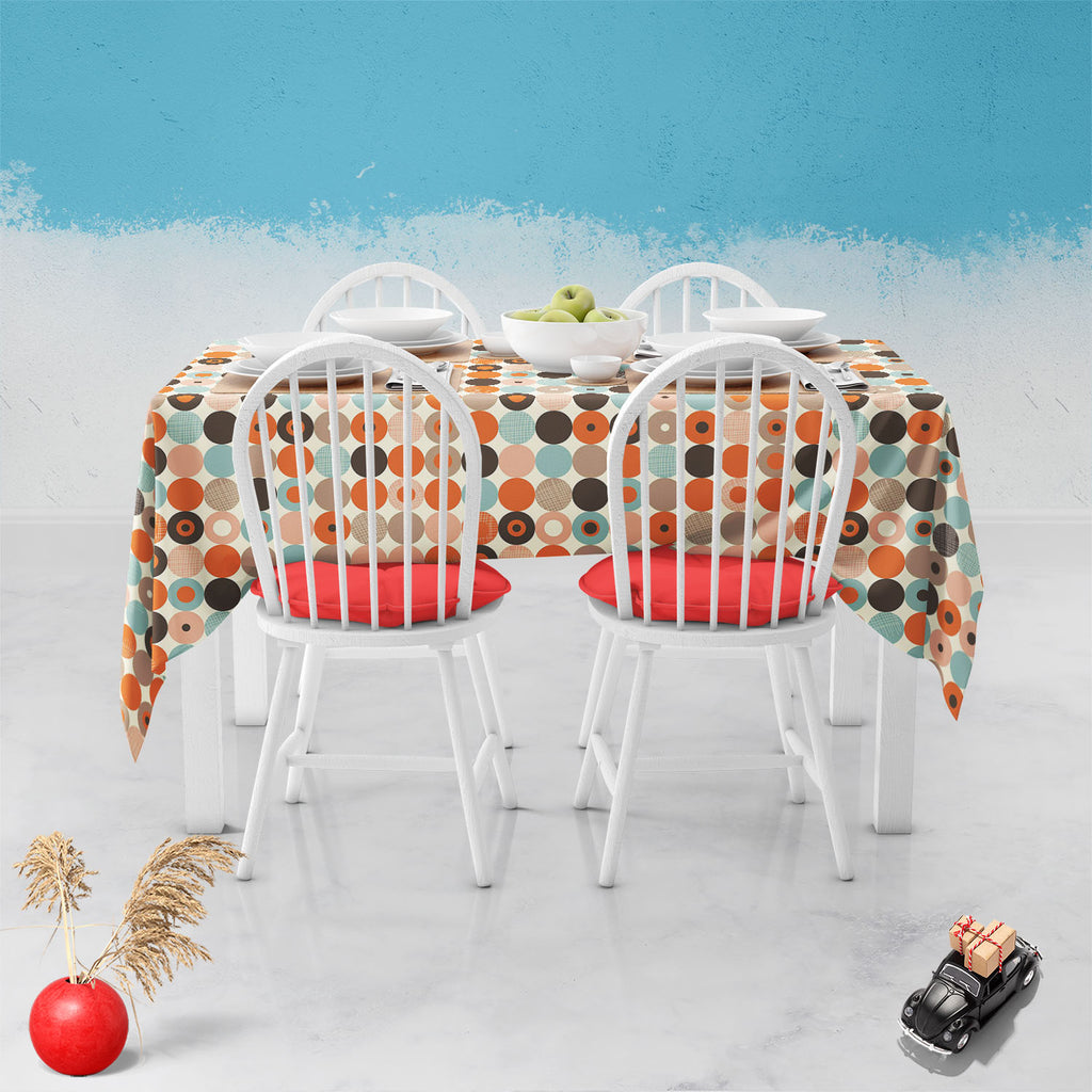 Abstract Retro D2 Table Cloth Cover - Table Covers - ArtzFolio.com