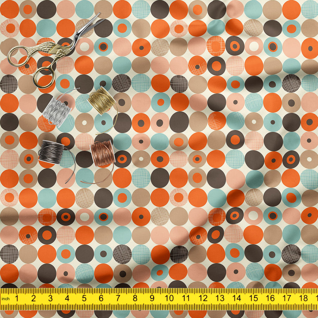 Abstract Retro D2 Sofa Fabric by Metre | Upholstery For Sofa, Curtains & Cushions - Sofa Fabrics - ArtzFolio.com
