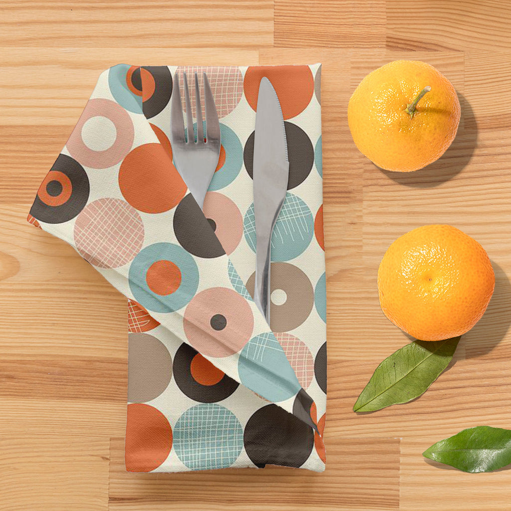 Abstract Retro D2 Table Napkin - Table Napkins - ArtzFolio.com