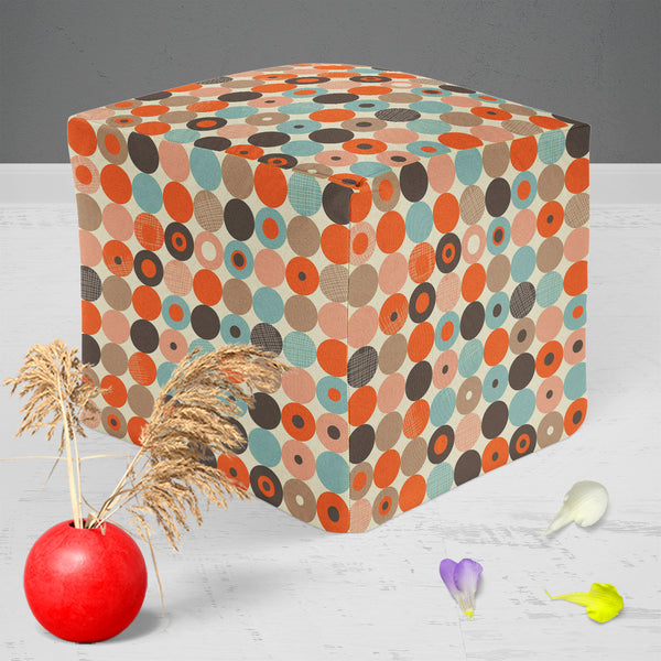 Abstract Retro D2 Footstool Footrest Puffy Pouffe Ottoman Bean Bag | Canvas Fabric-Footstools-FST_CB_BN-IC 5007264 IC 5007264, Abstract Expressionism, Abstracts, Art and Paintings, Black, Black and White, Circle, Drawing, Illustrations, Patterns, Retro, Semi Abstract, Space, Vintage, Metallic, abstract, d2, puffy, pouffe, ottoman, footstool, footrest, bean, bag, canvas, fabric, grunge, pattern, style, seamless, art, artistic, backdrop, background, blank, blue, border, brown, concept, copy, cover, creative, 