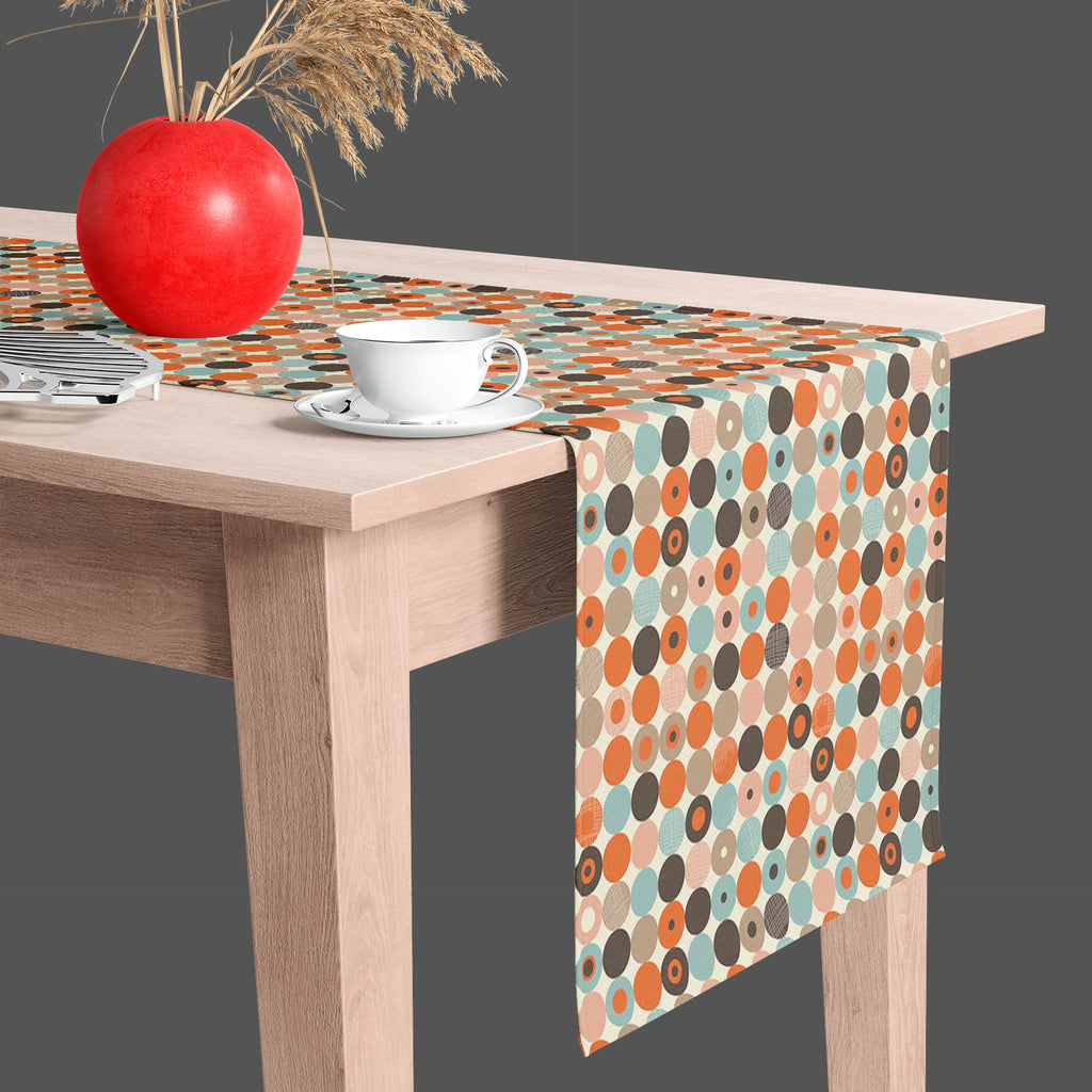 Abstract Retro D2 Table Runner - Table Runners - ArtzFolio.com